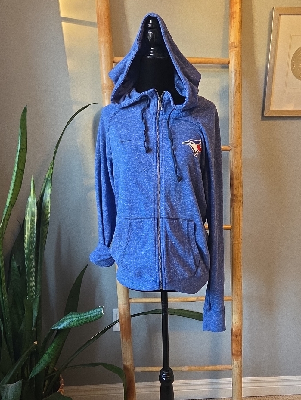 Nike MLB Women's Blue Toronto Blue Jays Zip Hoodie